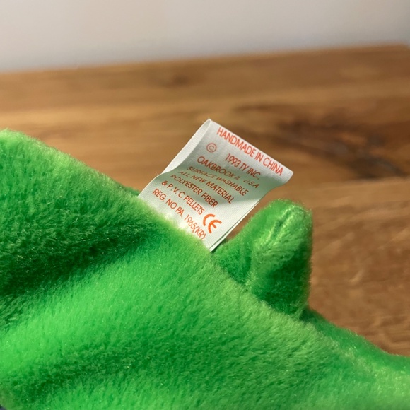 Ty Beanie Babies Speedy Turtle Green 1994 – New Tag Protector VINTAGE - Picture 2 of 9